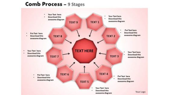 Consulting Diagram Comb Process 9 Stages PowerPoint Slides Marketing Diagram Consulting Diagram Comb Process 9 Stages PowerPoint Slides Marketing Diagram