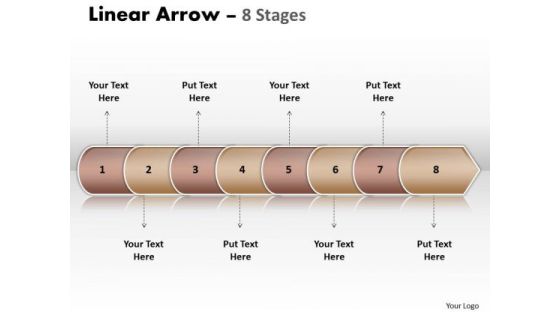 Consulting Diagram Linear Arrow 8 Stages Sales Diagram Consulting Diagram Linear Arrow 8 Stages Sales Diagram