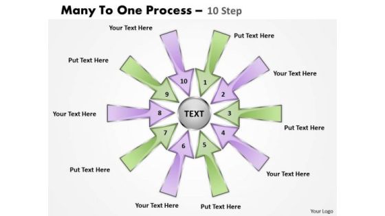 Consulting Diagram Many To One Process 10 Step Marketing Diagram Consulting Diagram Many To One Process 10 Step Marketing Diagram