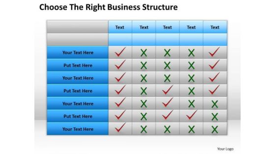 Consulting PowerPoint Template Choose The Right Business Structure Ppt Slides Consulting PowerPoint Template Choose The Right Business Structure Ppt Slides