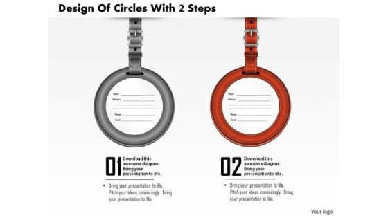 Consulting Slides Design Of Circles With 2 Steps Business Presentation Consulting Slides Design Of Circles With 2 Steps Business Presentation