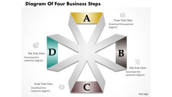 Consulting Slides Diagram Of Four Business Steps Business Presentation Consulting Slides Diagram Of Four Business Steps Business Presentation