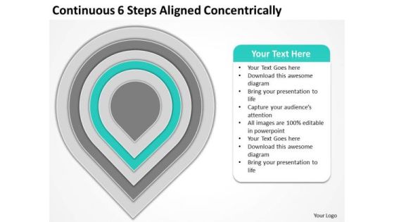 Continuous 6 Steps Aligned Concentrically Business Plan PowerPoint Templates Continuous 6 Steps Aligned Concentrically Business Plan PowerPoint Templates
