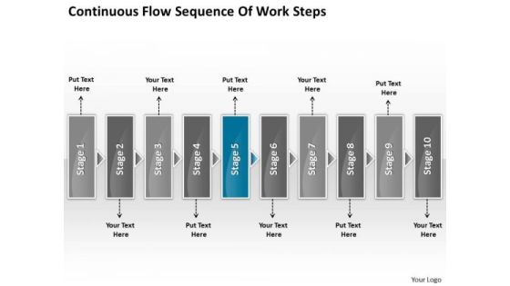 Continuous Flow Sequence Of Work Steps Electrical Design PowerPoint Slides Continuous Flow Sequence Of Work Steps Electrical Design PowerPoint Slides