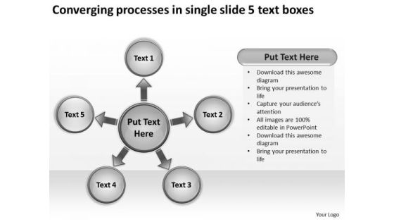 Converging Processes Single Slide 5 Text Boxes Ppt Cycle Spoke Chart PowerPoint Slides Converging Processes Single Slide 5 Text Boxes Ppt Cycle Spoke Chart PowerPoint Slides