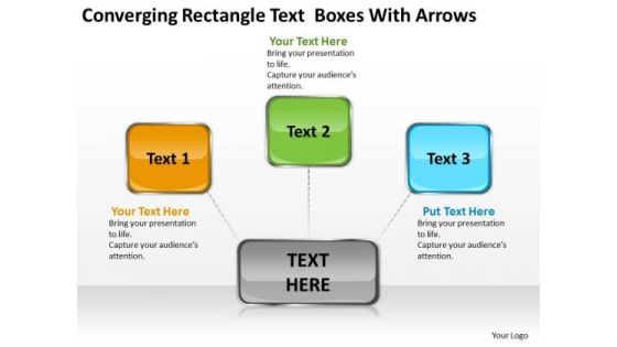 Converging Rectangle Text Boxes With Arrows Diagram Software PowerPoint Templates Converging Rectangle Text Boxes With Arrows Diagram Software PowerPoint Templates