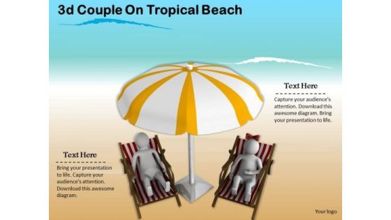 Corporate Business Strategy 3d Couple On Tropical Beach Character Modeling Corporate Business Strategy 3d Couple On Tropical Beach Character Modeling