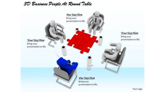 Corporate Business Strategy 3d People Round Table Adaptable Concepts Corporate Business Strategy 3d People Round Table Adaptable Concepts