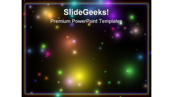 Cosmos Globe PowerPoint Template 0610