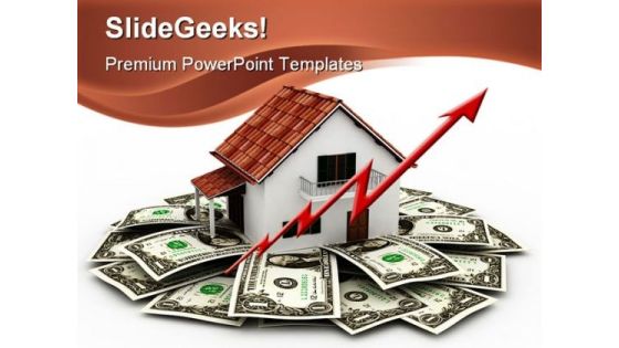 Cost Of Home Rises Realestate PowerPoint Backgrounds And Templates 1210 Cost Of Home Rises Realestate PowerPoint Backgrounds And Templates 1210
