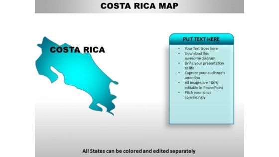 Costa Rica PowerPoint Maps Costa Rica PowerPoint Maps