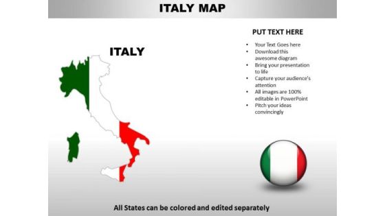 Country PowerPoint Maps Italy