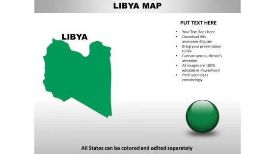 Country PowerPoint Maps Libya