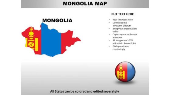 Country PowerPoint Maps Monglia