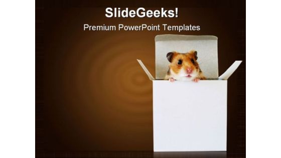 Cramped Inside The Box Business Template 1010