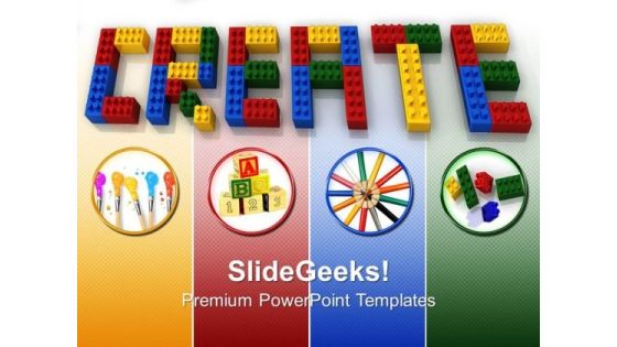 Create Word Lego Blocks Business PowerPoint Templates And PowerPoint Themes 0712 Create Word Lego Blocks Business PowerPoint Templates And PowerPoint Themes 0712