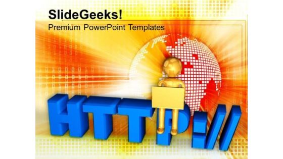 Create Your Own Web Address PowerPoint Templates Ppt Backgrounds For Slides 0613