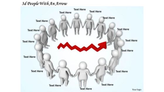 Creative Marketing Concepts 3d People With An Arrow Character Creative Marketing Concepts 3d People With An Arrow Character