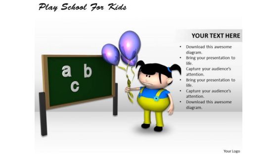 Creative Marketing Concepts Play School For Kids Business Pictures Images