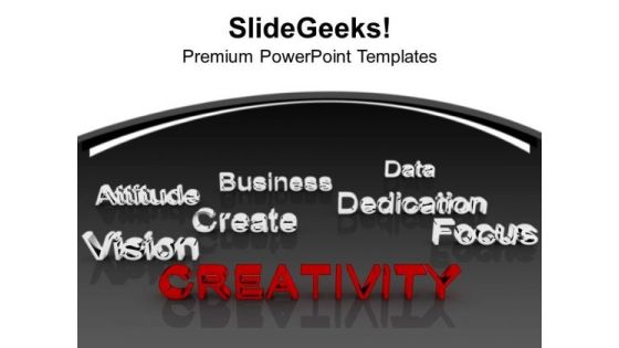 Creativity At Forefront Concept Dedication PowerPoint Templates Ppt Backgrounds For Slides 1112