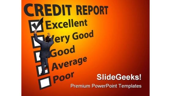 Credit Report Business PowerPoint Themes And PowerPoint Slides 0211 Credit Report Business PowerPoint Themes And PowerPoint Slides 0211