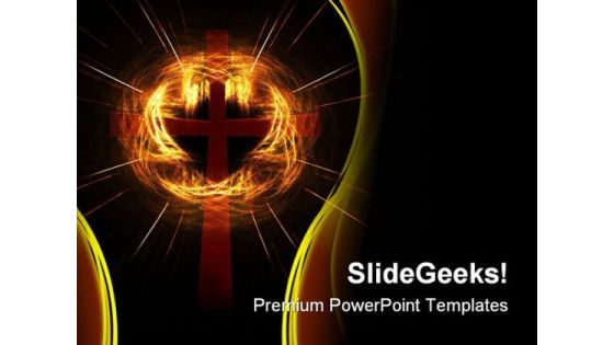 Cross In Cloud Flight Religion PowerPoint Themes And PowerPoint Slides 0511 Cross In Cloud Flight Religion PowerPoint Themes And PowerPoint Slides 0511