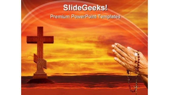Cross In The Sky Religion PowerPoint Themes And PowerPoint Slides 0511 Cross In The Sky Religion PowerPoint Themes And PowerPoint Slides 0511