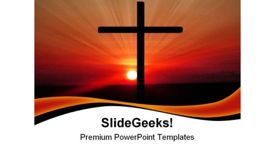 Cross Religion PowerPoint Templates And PowerPoint Backgrounds 0111