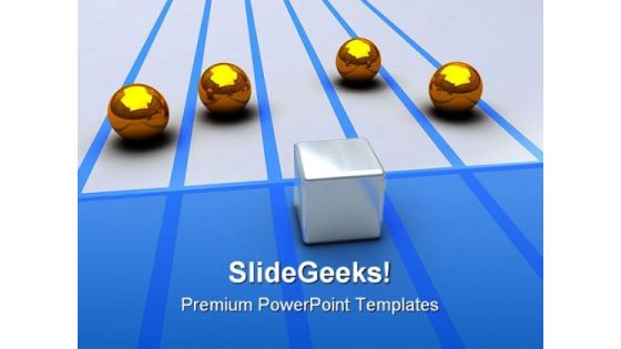 Cube Spheres Competition Business PowerPoint Templates And PowerPoint Backgrounds 0311 Cube Spheres Competition Business PowerPoint Templates And PowerPoint Backgrounds 0311