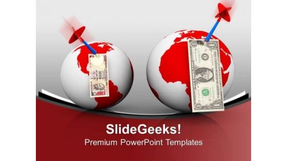 Currencies With Darts Global Business PowerPoint Templates Ppt Backgrounds For Slides 0213 Currencies With Darts Global Business PowerPoint Templates Ppt Backgrounds For Slides 0213