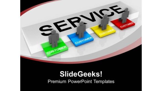 Customer Service Concept Communication PowerPoint Templates Ppt Backgrounds For Slides 0113
