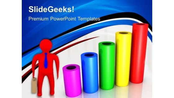 Cylinder Bar Graph Business PowerPoint Templates And PowerPoint Themes 0512 Cylinder Bar Graph Business PowerPoint Templates And PowerPoint Themes 0512
