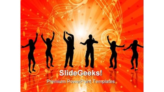 Dancers Music PowerPoint Themes And PowerPoint Slides 0711 Dancers Music PowerPoint Themes And PowerPoint Slides 0711