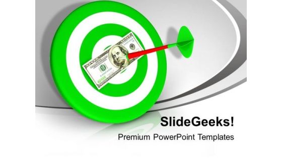 Dart On Dollar Money Business PowerPoint Templates Ppt Backgrounds For Slides 1212 Dart On Dollar Money Business PowerPoint Templates Ppt Backgrounds For Slides 1212