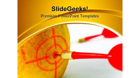 Darts01 Business PowerPoint Themes And PowerPoint Slides 0811