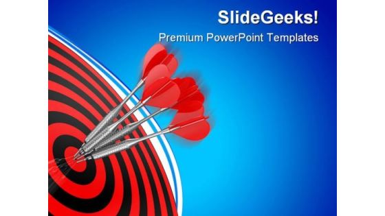 Darts Business PowerPoint Themes And PowerPoint Slides 0811 Darts Business PowerPoint Themes And PowerPoint Slides 0811