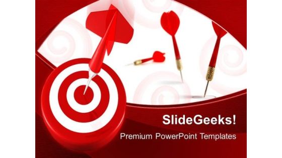 Darts Hitting Targets PowerPoint Templates And PowerPoint Themes 0612 Darts Hitting Targets PowerPoint Templates And PowerPoint Themes 0612