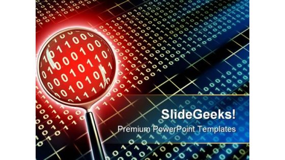 Data Analysis Business PowerPoint Template 0910
