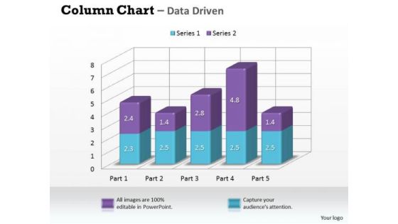 Data Analysis In Excel 3d Column Chart For Market Surveys PowerPoint Templates