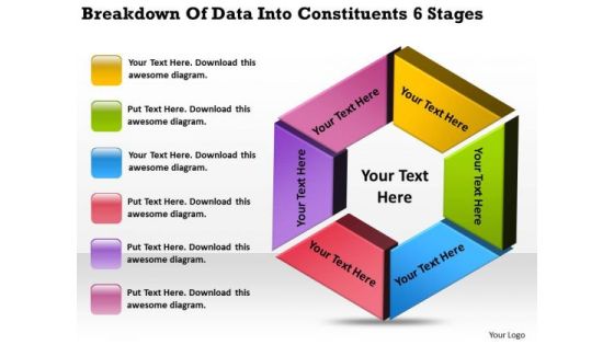 Data Into Constituents 6 Stages How Prepare Business Plan PowerPoint Templates Data Into Constituents 6 Stages How Prepare Business Plan PowerPoint Templates