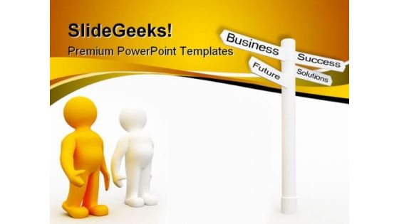 Decisions And Choices Sign Success PowerPoint Templates And PowerPoint Backgrounds 0611 Decisions And Choices Sign Success PowerPoint Templates And PowerPoint Backgrounds 0611