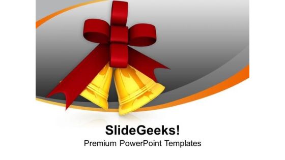 Decorate House With Jingle Bells PowerPoint Templates Ppt Backgrounds For Slides 0713 Decorate House With Jingle Bells PowerPoint Templates Ppt Backgrounds For Slides 0713