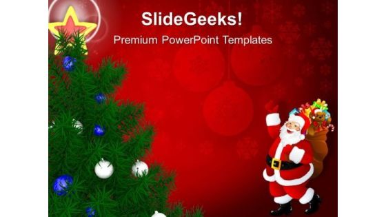Decorative Christmas Tree Holidays PowerPoint Templates Ppt Backgrounds For Slides 1212 Decorative Christmas Tree Holidays PowerPoint Templates Ppt Backgrounds For Slides 1212