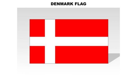 Denmark Country PowerPoint Flags