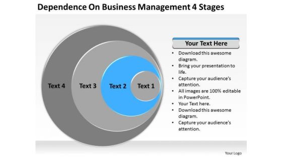 Dependence On Business Management 4 Stages Ppt Plan PowerPoint Templates Dependence On Business Management 4 Stages Ppt Plan PowerPoint Templates