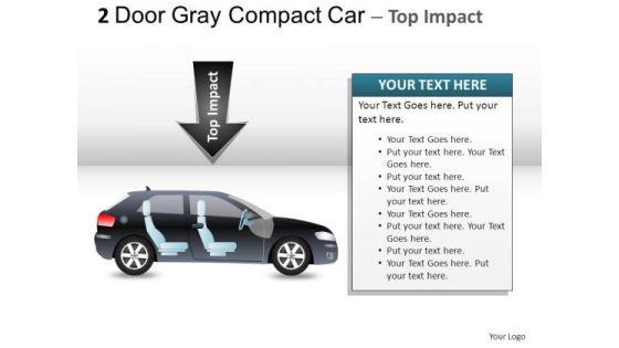 Design 2 Door Gray Car Side PowerPoint Slides And Ppt Diagram Templates Design 2 Door Gray Car Side PowerPoint Slides And Ppt Diagram Templates