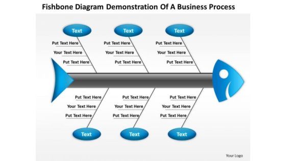 Diagram Demonstration Of Business PowerPoint Theme Process Radial Templates