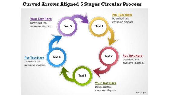 Diagram Of Business Cycle Curved Arrows Aligned 5 Stages Circular Process PowerPoint Templates Diagram Of Business Cycle Curved Arrows Aligned 5 Stages Circular Process PowerPoint Templates