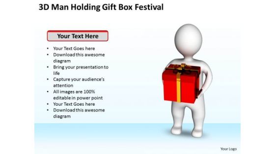 Diagram Of The Business Cycle 3d Man Holding Gift Box Festival PowerPoint Slides Diagram Of The Business Cycle 3d Man Holding Gift Box Festival PowerPoint Slides