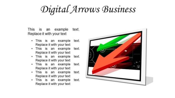 Digital Arrows Business PowerPoint Presentation Slides F Digital Arrows Business PowerPoint Presentation Slides F